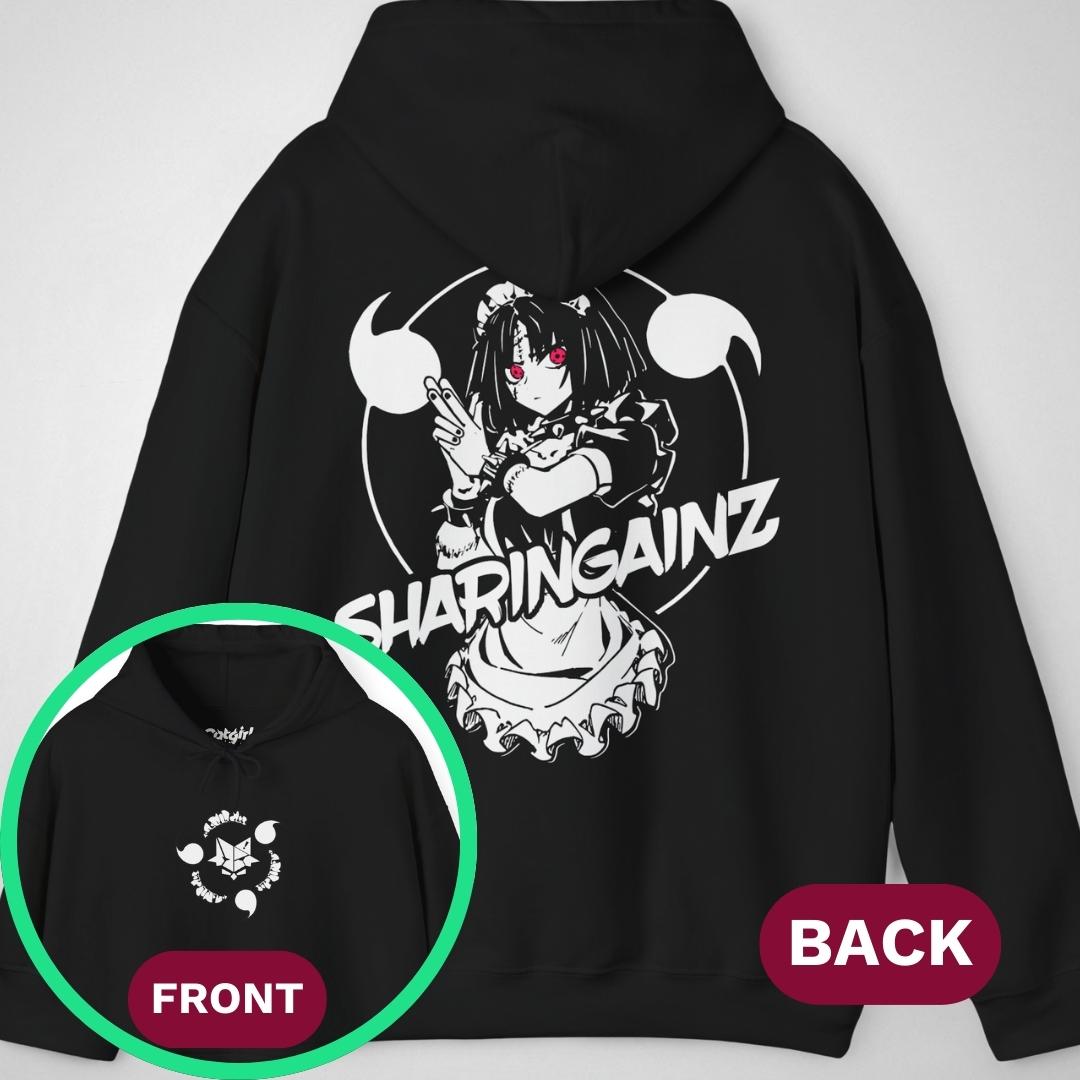 Sharingainz | front & back print ❀ Hoodie