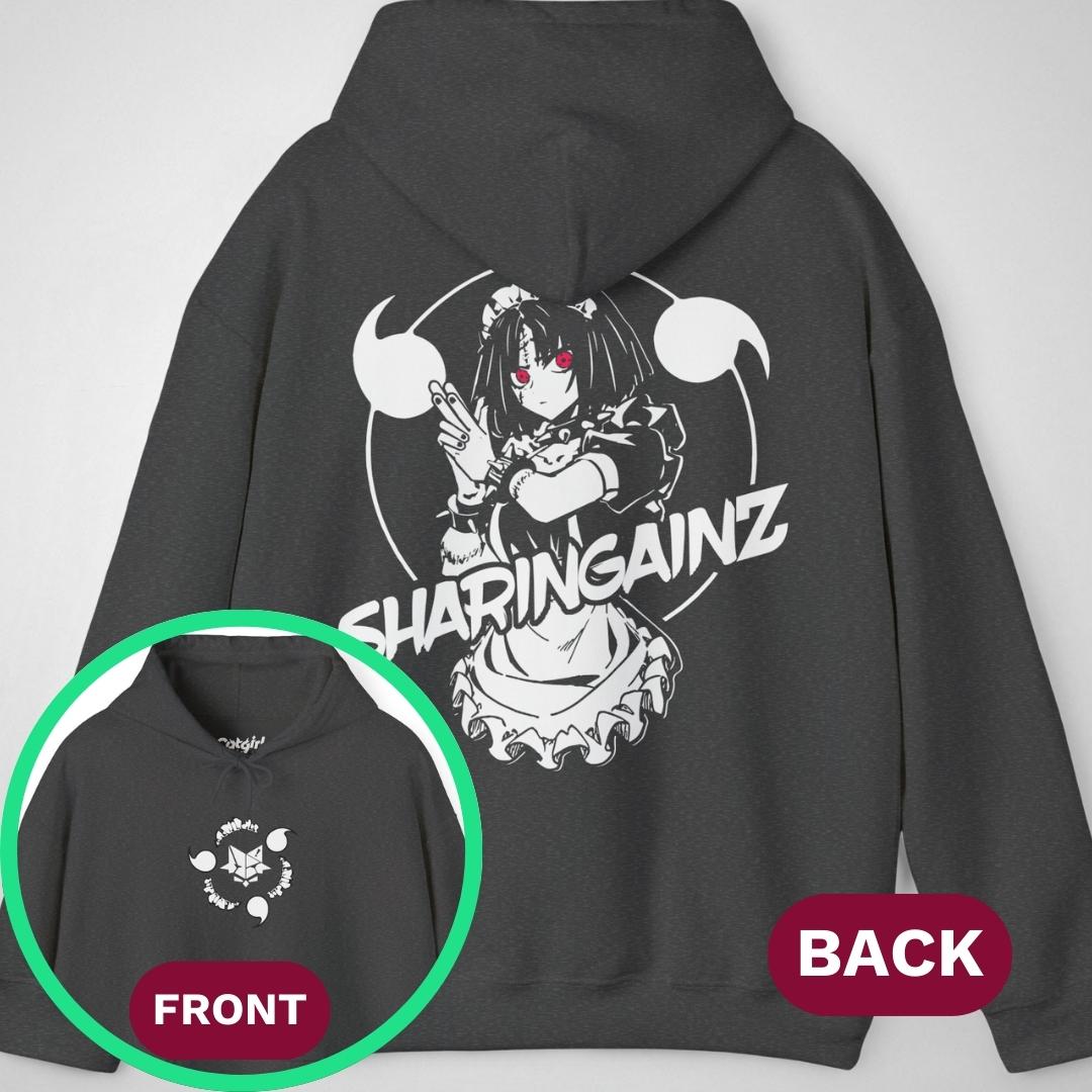 Sharingainz | front & back print ❀ Hoodie