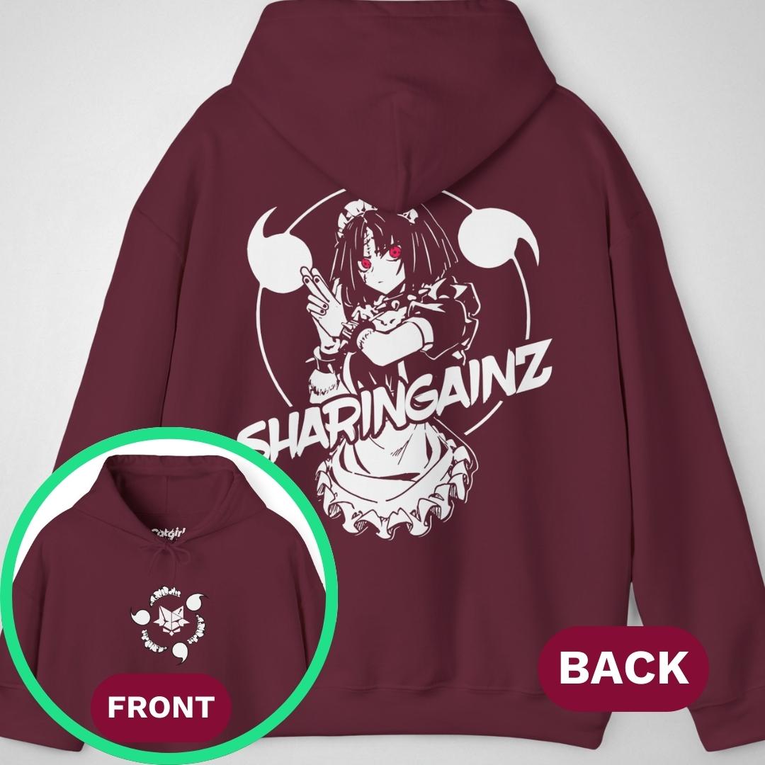 Sharingainz | front & back print ❀ Hoodie