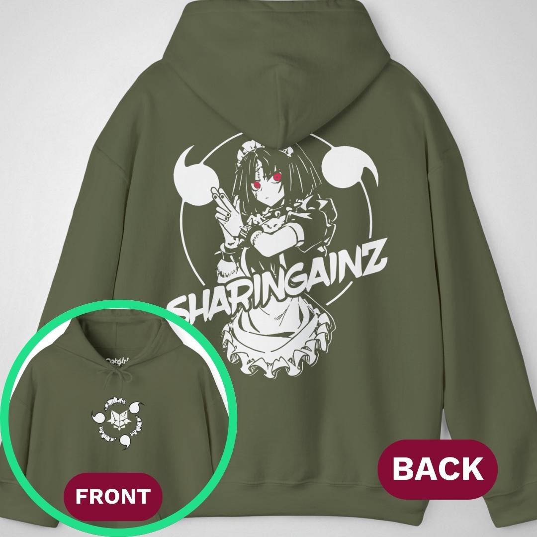 Sharingainz | front & back print ❀ Hoodie