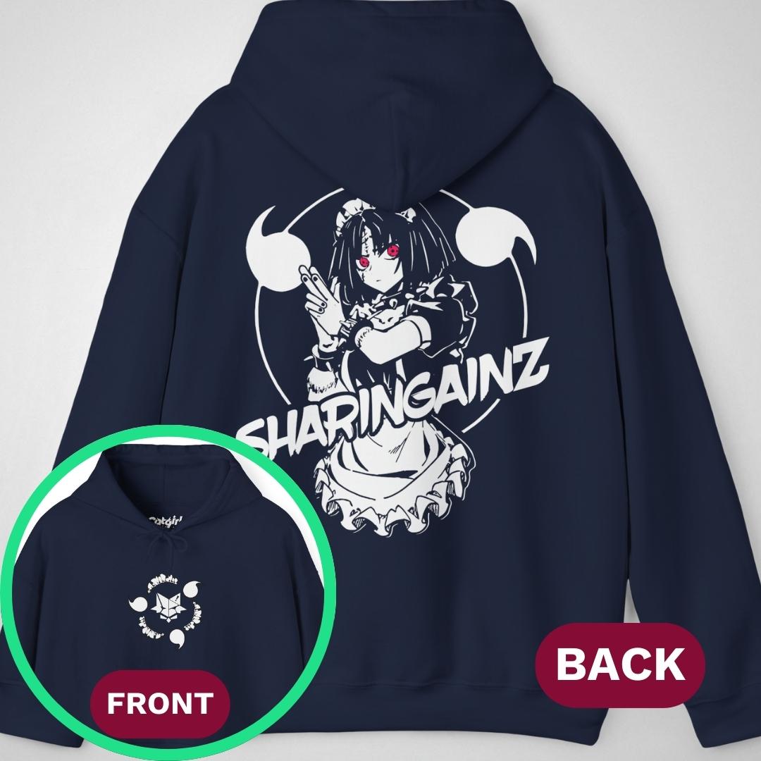 Sharingainz | front & back print ❀ Hoodie