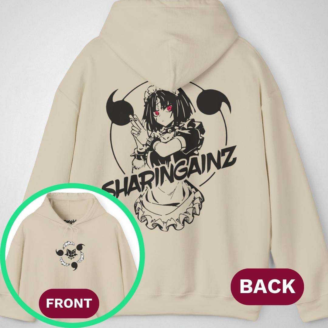 Sharingainz | front & back print ❀ Hoodie