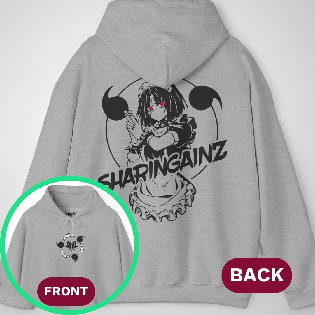 Sharingainz | front & back print ❀ Hoodie