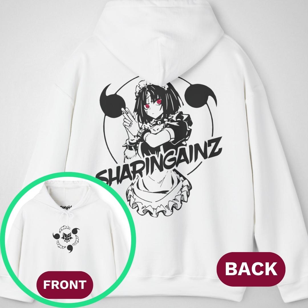 Sharingainz | front & back print ❀ Hoodie